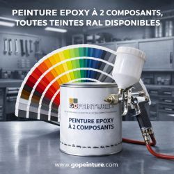 Peinture époxy + durcisseur