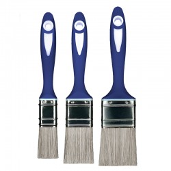 Lot de pinceaux plats GOPEINTURE résistants aux solvants 3 tailles