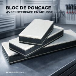 Bloc de ponçage avec interface integré