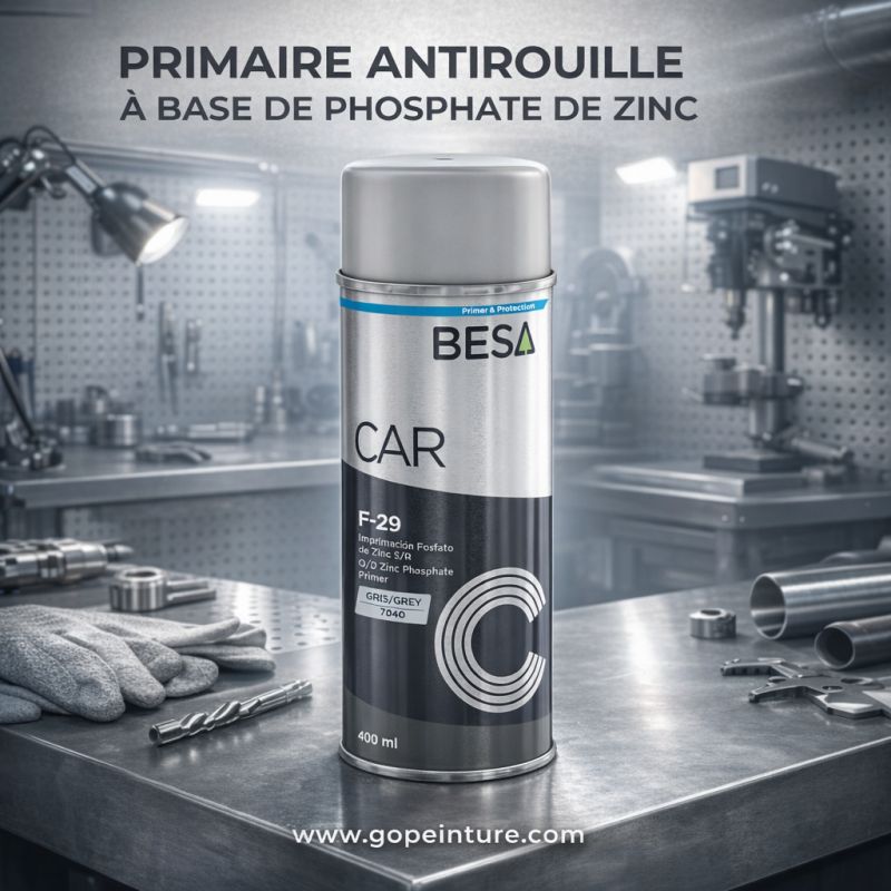 Primaire antirouille au Phosphate de Zinc 400ml GOPEINTURE