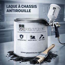 Peinture noire pour châssis - Pot de 3 kg