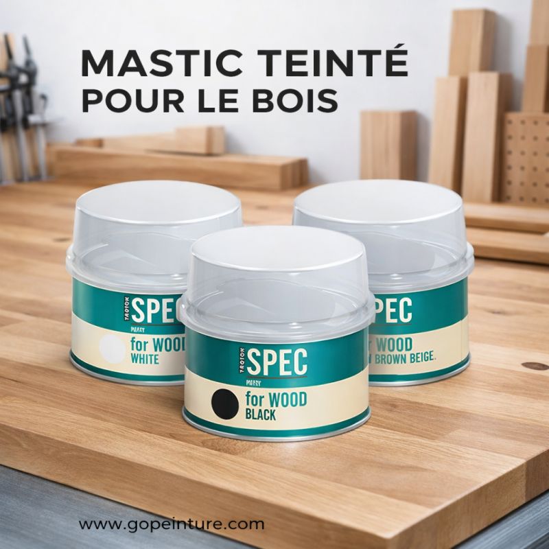 Mastic spécial bois