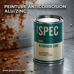 Peinture anticorrosion aluminium-zinc