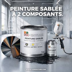 Peinture finition sablée
