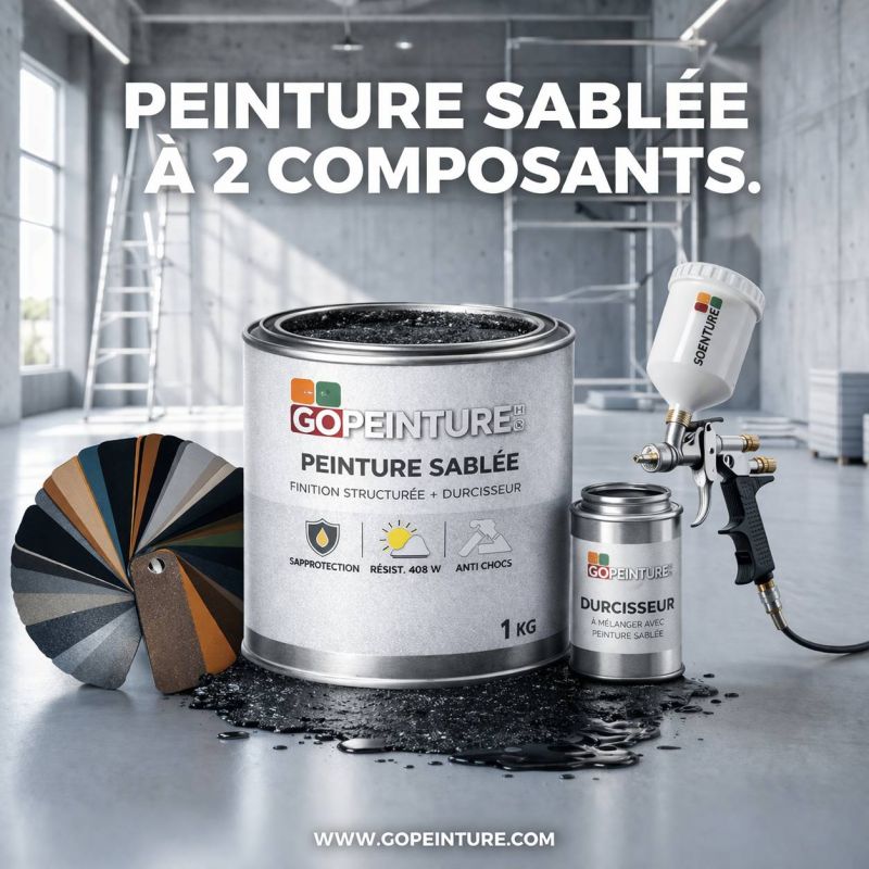 Peinture finition sablée