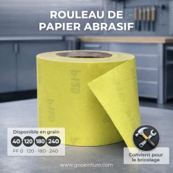 Papier abrasif en rouleau -5 Mètres