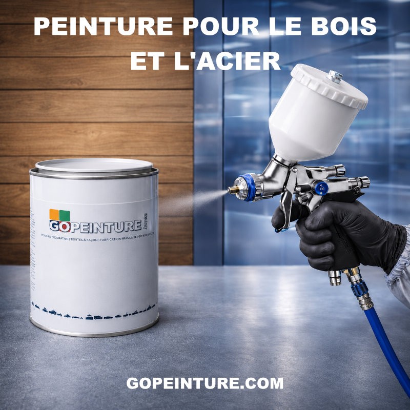 Peinture pour l'acier et le bois GOPEINUTRE