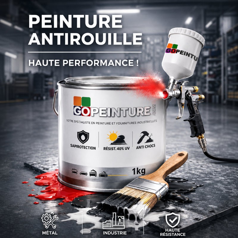 Peinture antirouille accroche directe monocomposant GOPEINTURE