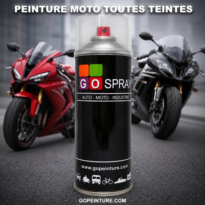 Peinture moto en spray toutes teintes GOPEINTURE