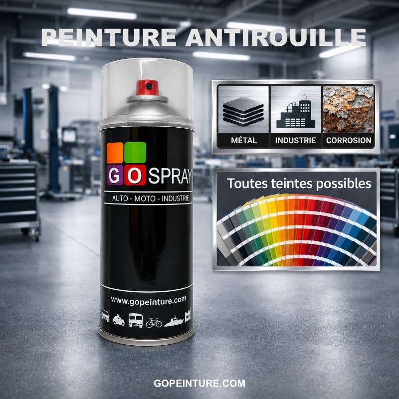Bombe de peinture antirouille GOPEINTURE