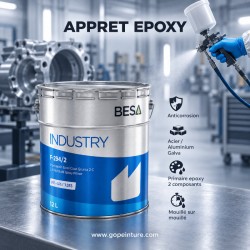 Apprêt époxy anticorrosion avec phosphate de zinc GOPEINTURE