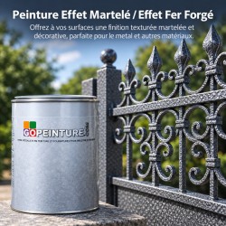 Peinture effet martelé / effet fer forgé GOPEINTURE
