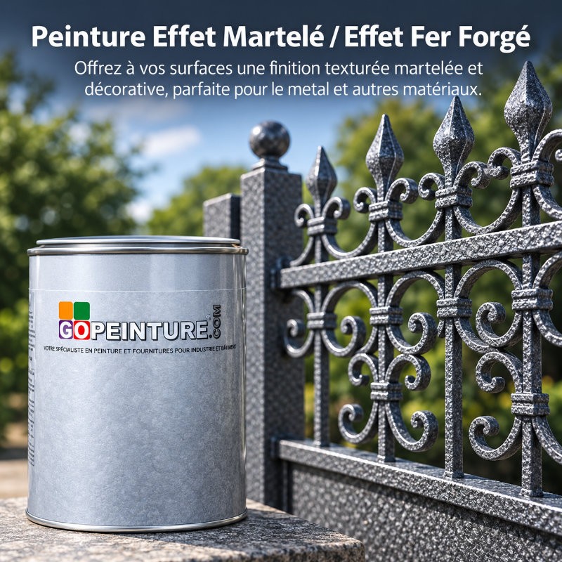 Peinture effet martelé / effet fer forgé GOPEINTURE