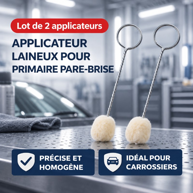 Applicateur laineux pour primaire pare brise GOPEINTURE