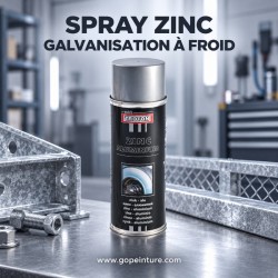 Spray zinc galvanisation à froid GOPEINTURE