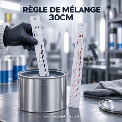 Règle de mélange GOPEINTURE 30cm en acier