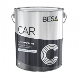 Pot de 4L de peinture noire mate GOPEINTURE J-13 BESA