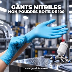 Paire de gants nitriles non-poudré GOPEINTURE
