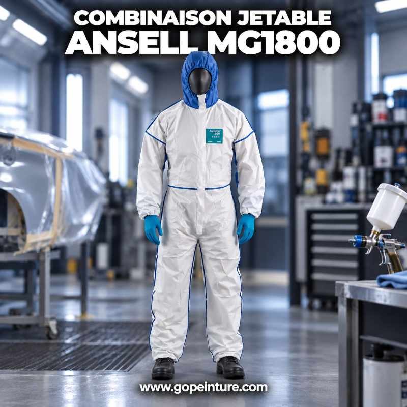 Combinaison jetable ANSELL MG1800 GOPEINTURE