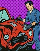 Flacon retouche carrosserie