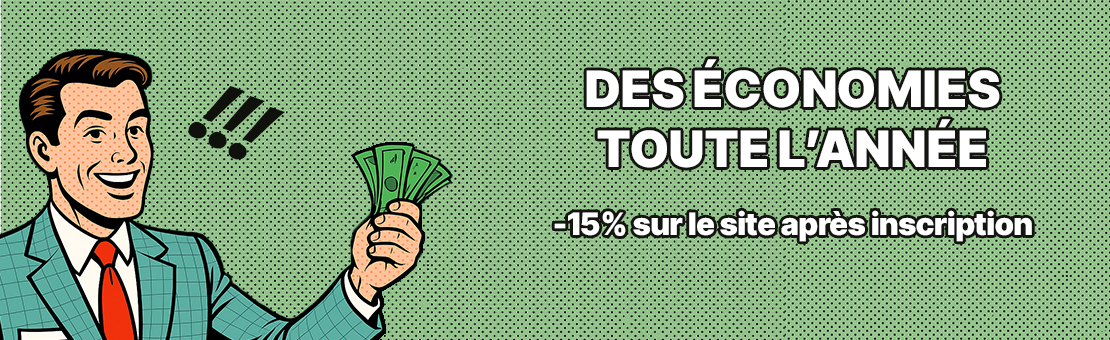 Des économies toute l'année pour les professionnels inscrits