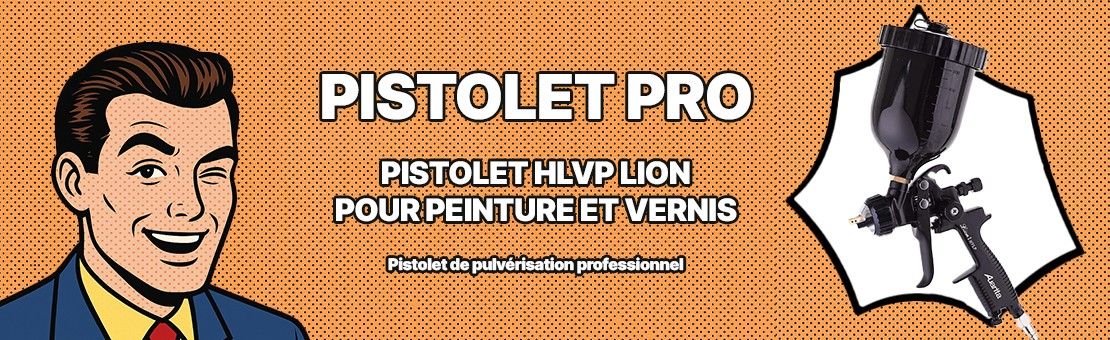 Nouveauté, Pistolet peinture pro, pistolet HVLP GoPeinture